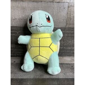 Pokemon Squirtle Open Eyes Brown Shell Wicked Cool Toys 8" Plush